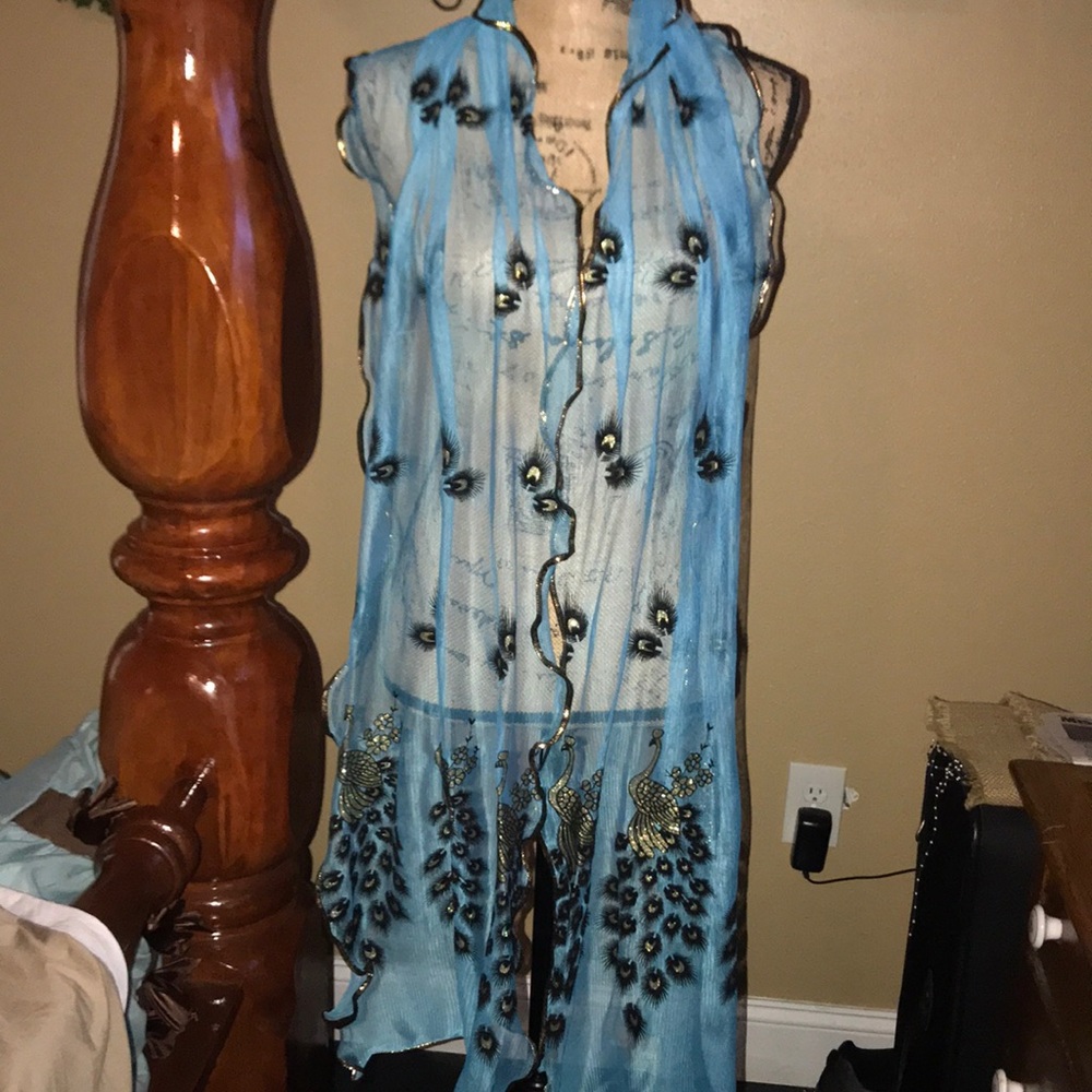Scarf Light Breathable Beach Shawl Scarves Wrap - Picture 12 of 15